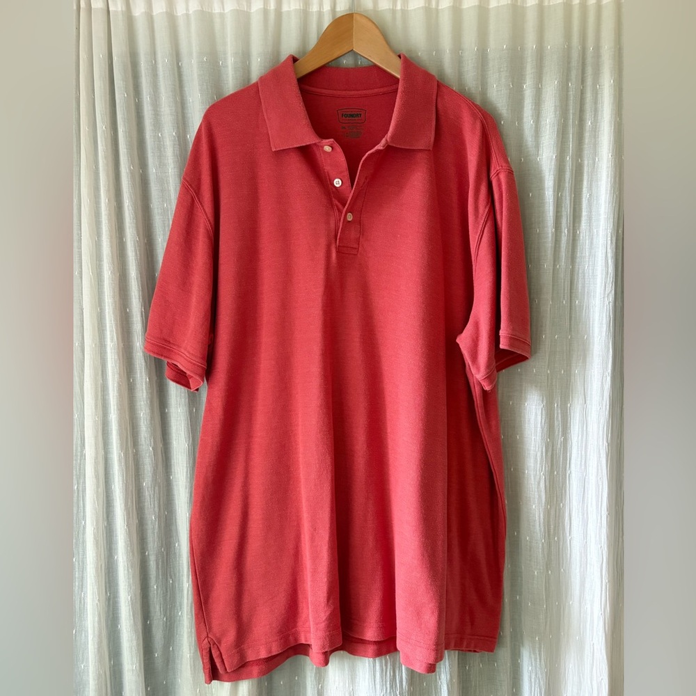 The Foundry Supply Co. Red Polo Shirt